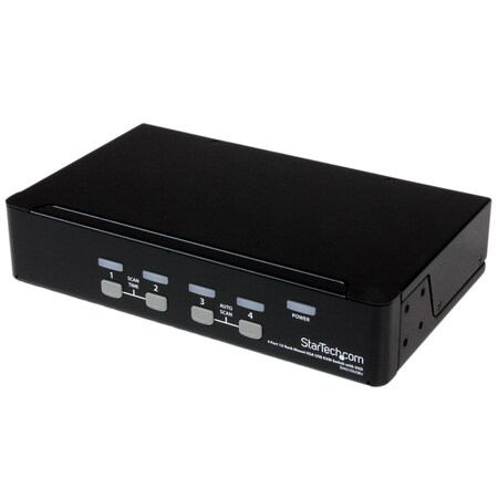 Startech.Com 4 Port 1U Rackmount USB KVM Switch with OSD SV431DUSBU